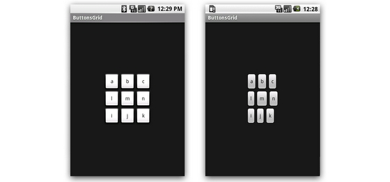 android 1.5 ui buttons