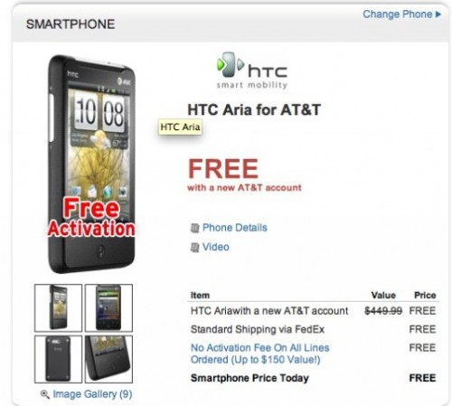 HTC Aria Dell