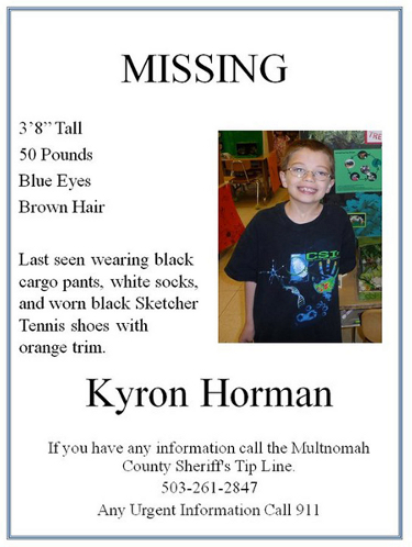 Kyron horman
