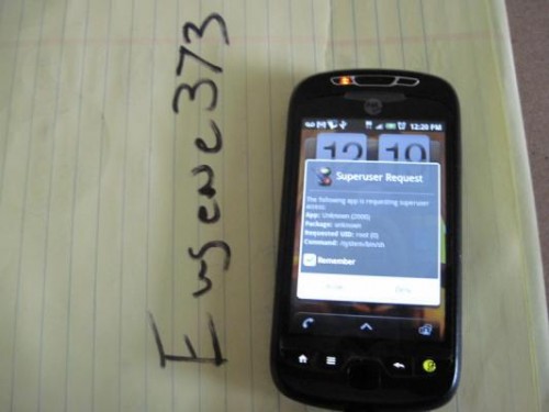 myTouch 3G Slide rooted