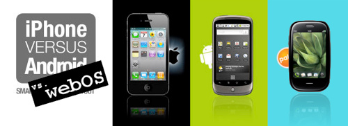 iOS vs Android vs webOS iOS vs Android vs webOS