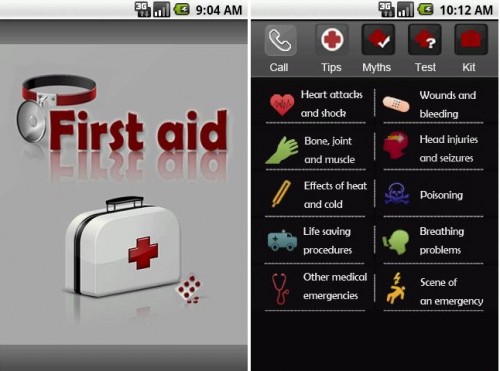 firstaid screenshot