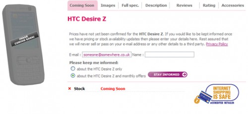 htc_desire_z HTC Desire Z
