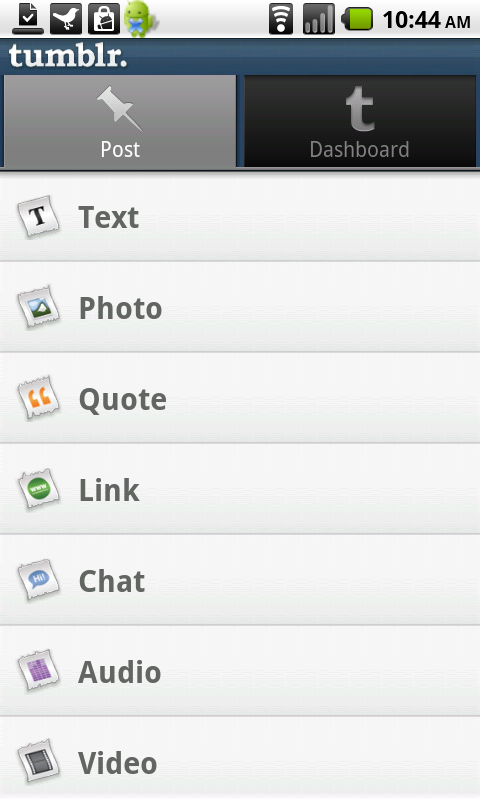 Tumblr Android