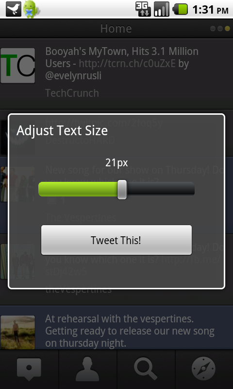 Android TweetDeck Beta 9