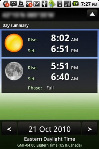Sundroid for Android