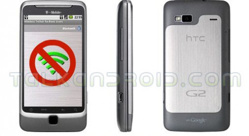 T-Mobile G2 no Tethering