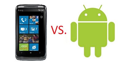 wp7 vs android