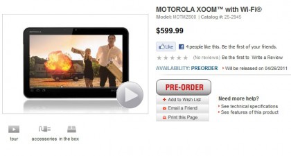 radioshack xoom