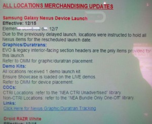It’s Officially Official: Galaxy Nexus Launches On Verizon Tomorrow December 15th For $299 It’s Officially Official: Galaxy Nexus Launches On Verizon Tomorrow December 15th For $299