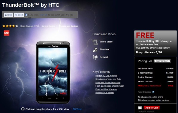 Verizon-HTC-ThunderBolt-free