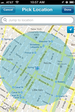 Foursquare_Pick_location