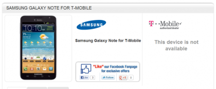  T Mobile cancels Samsung Galaxy Note