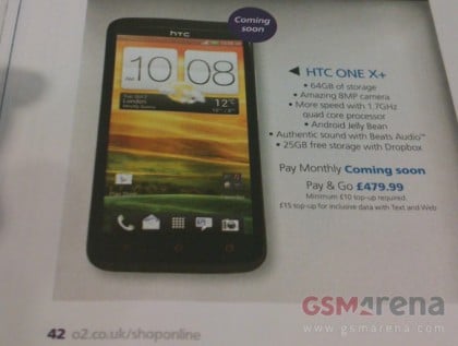 HTC One X+ specs get confirmed from leaked O2 brochure HTC One X+ specs get confirmed from leaked O2 brochure