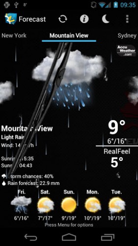 Best Android weather widgets for decorating your home screen Best Android weather widgets for decorating your home screen