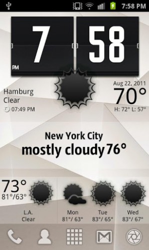 Best Android weather widgets for decorating your home screen Best Android weather widgets for decorating your home screen