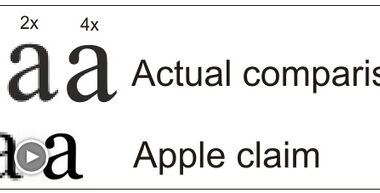iPhone4 Pixel Density Examples Faked by Apple Marketing? 4
