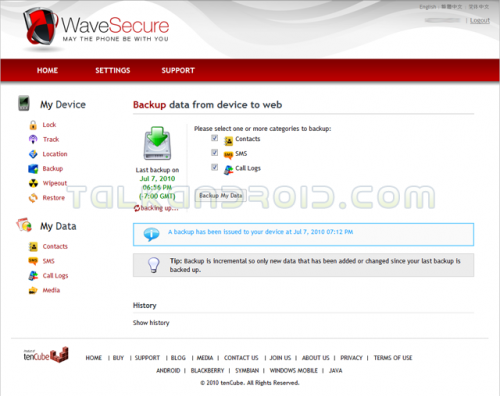WaveSecure for Android Review 35
