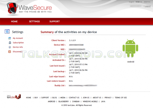 WaveSecure for Android Review 40