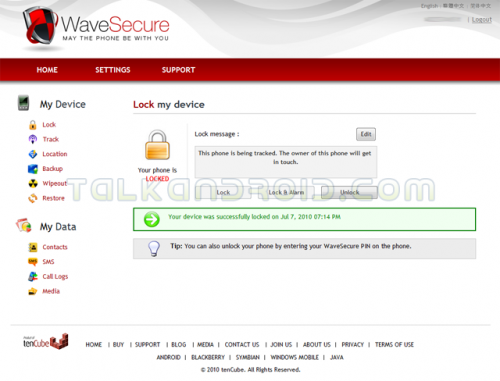WaveSecure for Android Review 32