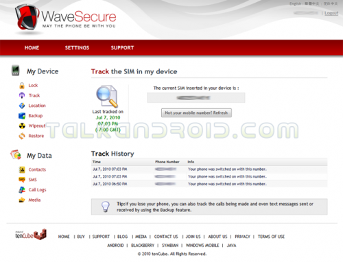 WaveSecure for Android Review 33