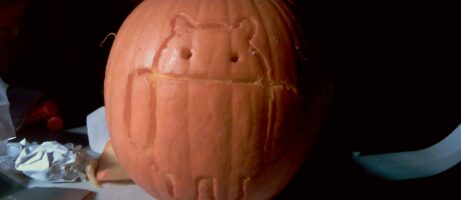Post-Halloween Android Pumpkin and Costume Gallery 6