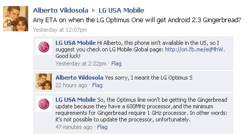Some phones may not receive a Gingerbread update due to 1GHz CPU requirement? (update: maybe not) 6