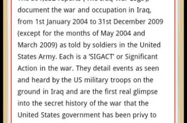 Controversial WikiLeaks Android app released by xda, download here 6