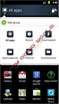 Leaked Images of Gingerbread Running on Droid X 5