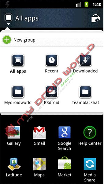 Leaked Images of Gingerbread Running on Droid X 4