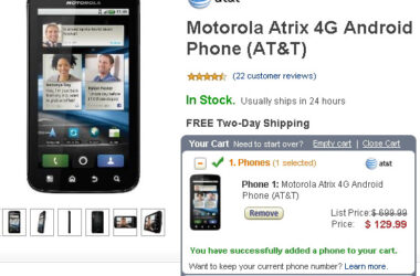 Motorola Atrix 4G Available Now For Only $129 On Amazon 7