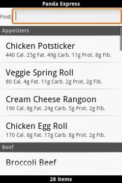 Quick Look at Today’s Free Amazon App: Fast Food Calorie Counter 5
