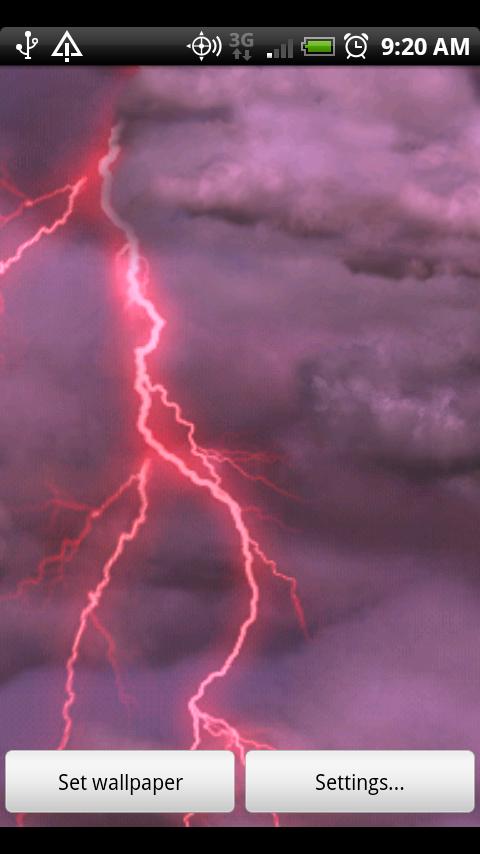 Wow Your Non Android Friends With Thunderstorm Live Wallpaper (Video) 4
