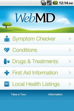 webmd1 WebMD Makes It To Android Smartphones, Available For Download In The Market 5