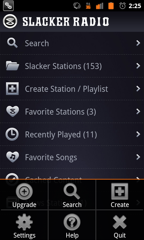 Now available from Slacker, Premium Service for $9.99 per month 4