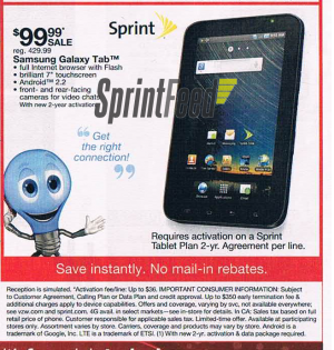 Get the Original Samsung Galaxy Tab from K-Mart for $99 5