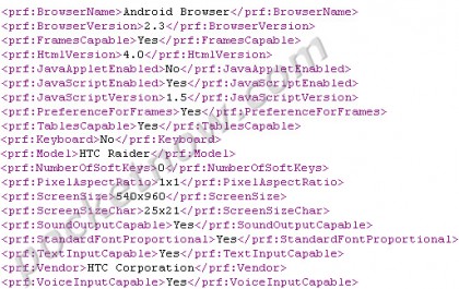 HTC Holiday to Be Branded As HTC Raider 2