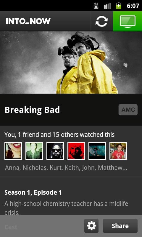 IntoNow is like GetGlue with a heavy dose of Shazam [Hands On Video] 2