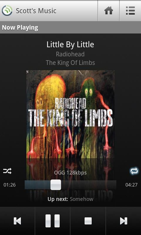Stream your home music collection with Jamcast Player for Android 2