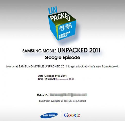 Nexus Prime and Ice Cream Sandwich could be unveiled on October 11 3