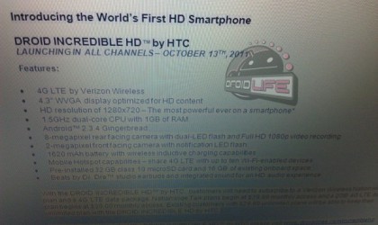 HTC Vigor to Be the Droid Incredible HD? We'll Know By October 13th 4
