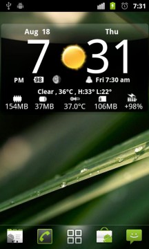 Polish Up Your Home Screen With Smoked Glass Clock Widget For Android 5