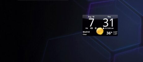 Polish Up Your Home Screen With Smoked Glass Clock Widget For Android 13
