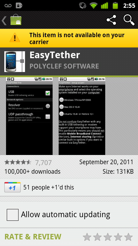 Verizon Blocking Some Apps in Market from Being Downloaded or Updated 2