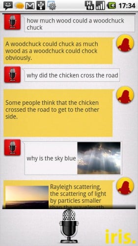 Meet Iris - "Yeah, that is Siri in reverse." 6