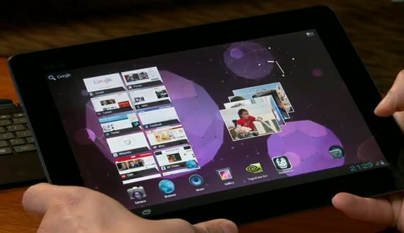 Ice Cream Sandwich running on the ASUS Transformer Prime [Video] 3