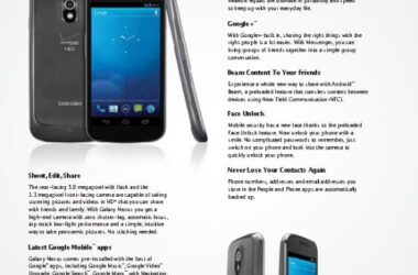 Verizon Galaxy Nexus Info Poster Emerges 50