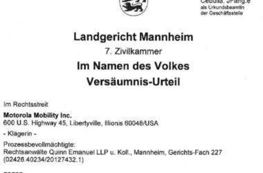 Motorola Defeats Apple in German Patent Dispute, Outcome is Not as it Seems 5