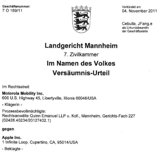 Motorola Defeats Apple in German Patent Dispute, Outcome is Not as it Seems 2