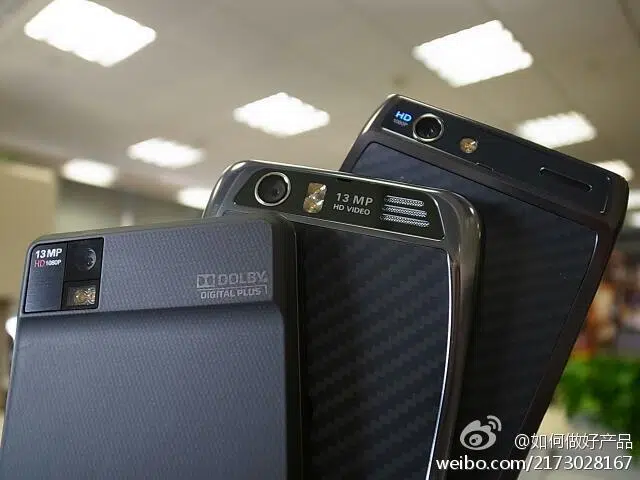 China Gets Glimpse At Droid RAZR’s CDMA2000 and TD-SCDMA Variants; Packs Boost To 13MP And More 4